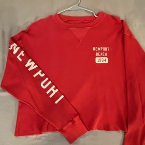 Newport Beach Cropped Long-sleeve